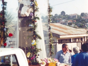 Procesión de la virgen del Carmen