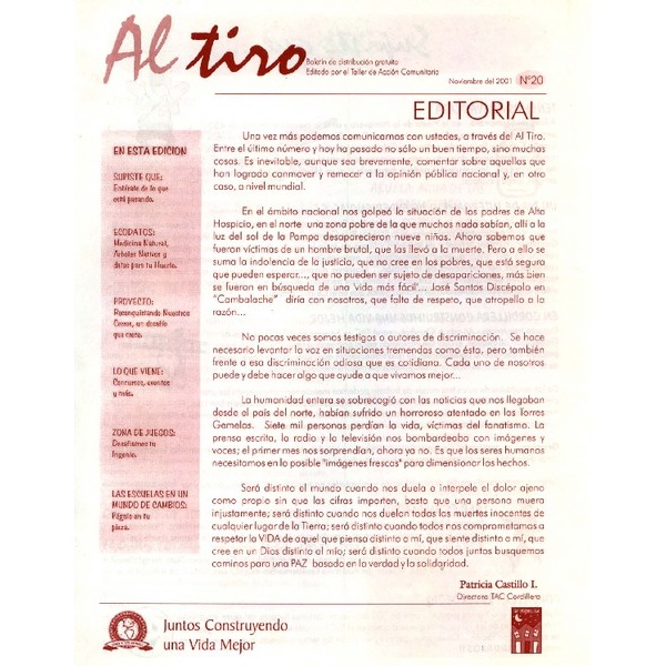 "Al Tiro" Nº 20