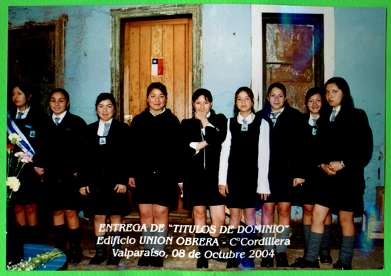 Entrega de título de dominio en Valparaíso