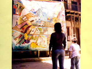 Mural en la población Unión Obrera Mural en la población Unión Obrera