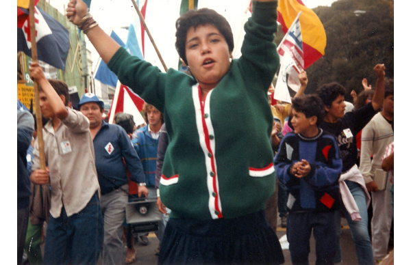 Marcha en contra de Augusto Pinochet