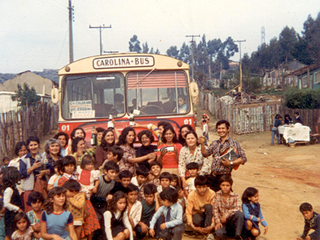 Inauguración de recorrido de buses