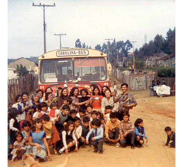 Inauguración de recorrido de buses