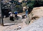 Construcción de calle en el cerro Ramaditas Construcción de calle en el cerro Ramaditas