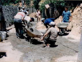 Construcción en el cerro Ramaditas