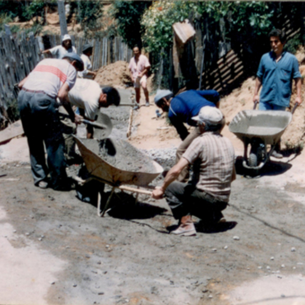 Construcción en el cerro Ramaditas