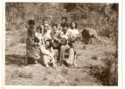 Paseo de un grupo de jóvenes