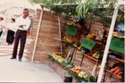 Exposición de fruta en la vendimia Exposición de fruta en la vendimia