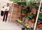 Exposición de fruta en la vendimia