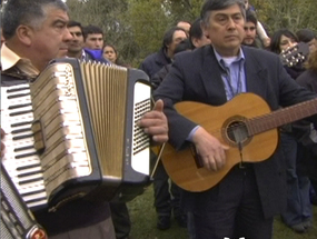 Bailes en la fiesta de Aucar