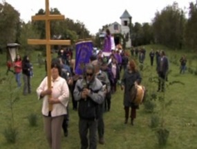 Procesión de la fiesta de Aucar