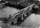 Construcción del puente Carlos Ibáñez del Campo