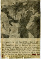 Visita del alcalde a la población