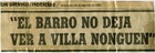 Problemas de infraestructura en Villa Nonguén