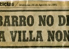 Problemas de infraestructura en Villa Nonguén