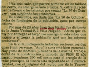 Problemas de infraestructura en Villa Nonguén