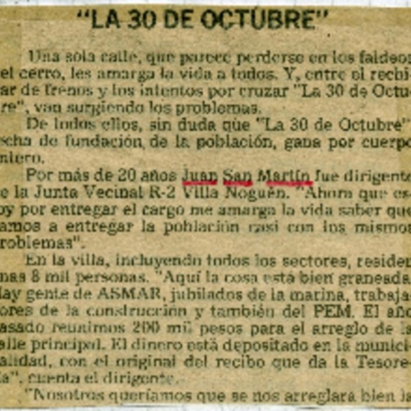 Problemas de infraestructura en Villa Nonguén