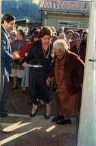 Inauguración de un club de ancianos