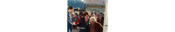 Inauguración de un club de ancianos