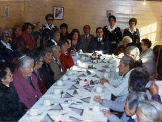 Inauguración de un club de ancianos