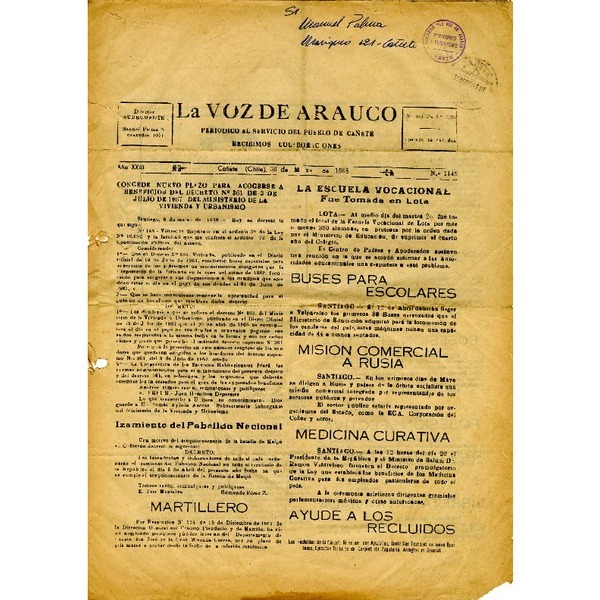 La voz de Arauco