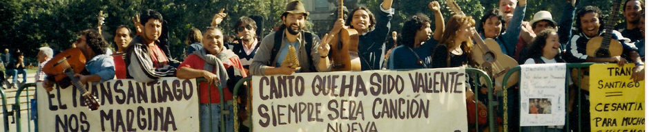 Manifestación de cantores urbanos