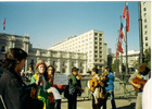 Manifestación de cantores urbanos