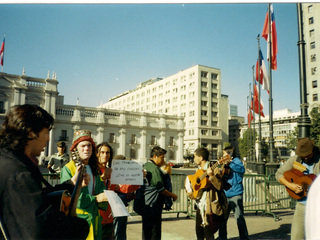 Manifestación de cantores urbanos
