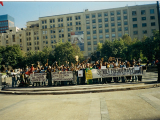 Manifestación de cantores urbanos