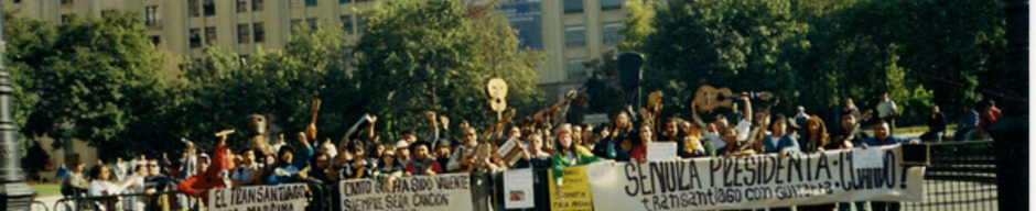 Manifestación de cantores urbanos