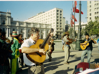 Manifestación de cantores urbanos