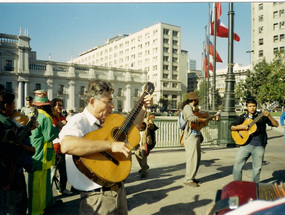 Manifestación de cantores urbanos