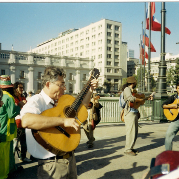 Manifestación de cantores urbanos