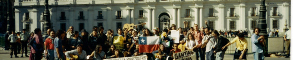 Manifestación de cantores urbanos