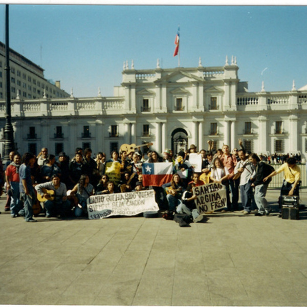 Manifestación de cantores urbanos