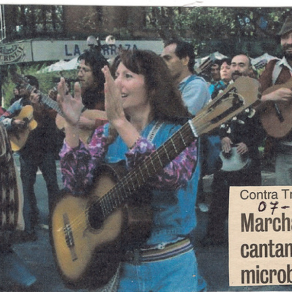 Manifestación de cantores urbanos