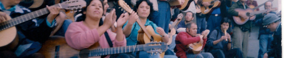 Manifestación de cantores urbanos