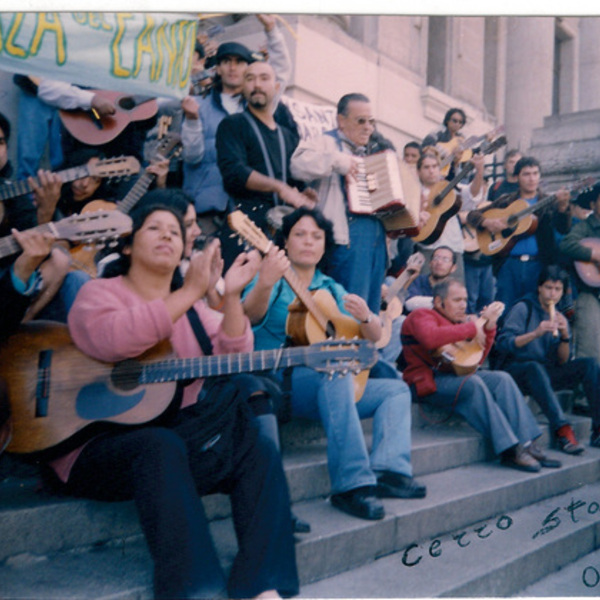 Manifestación de cantores urbanos