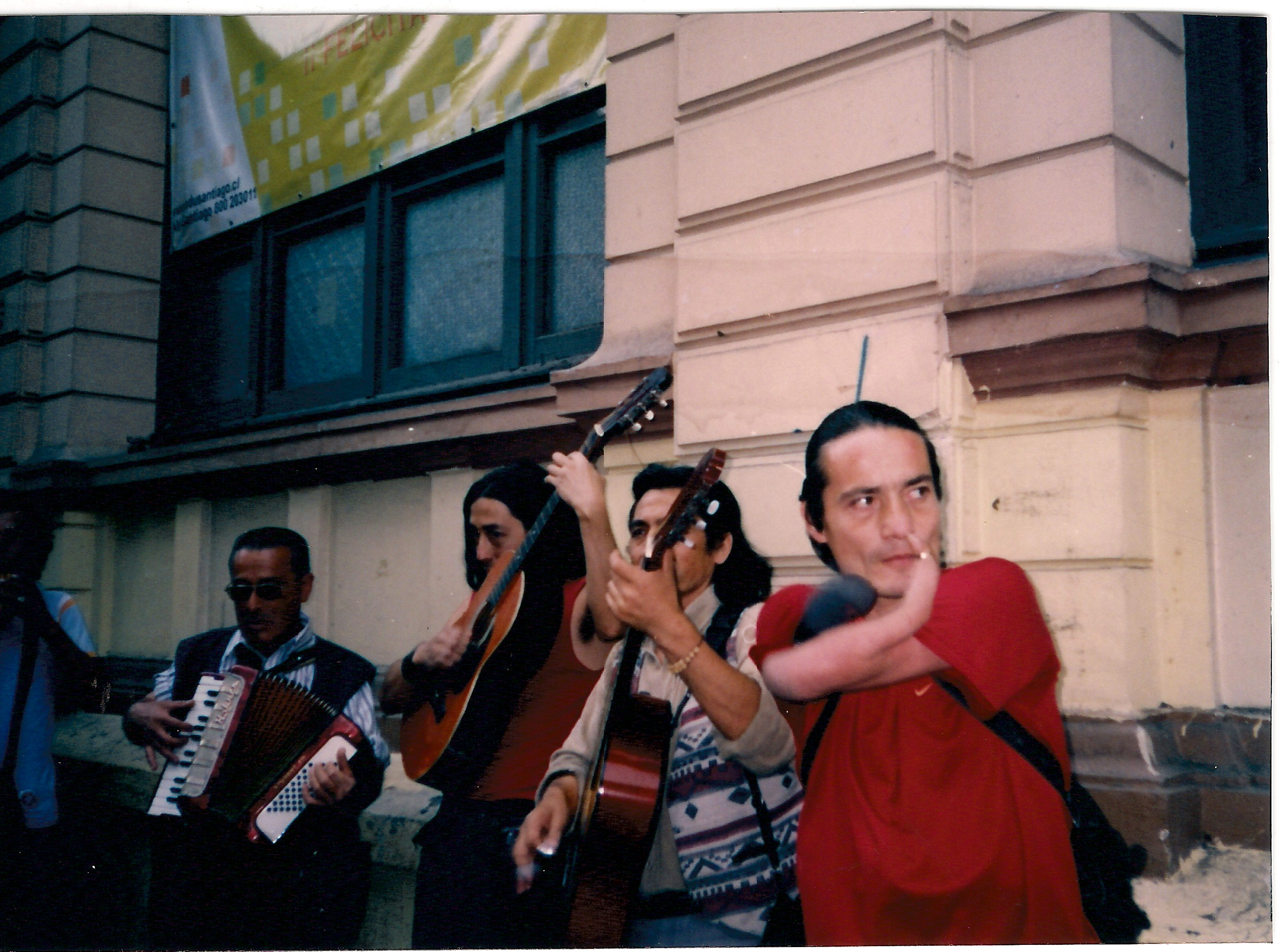 Manifestación de cantores urbanos