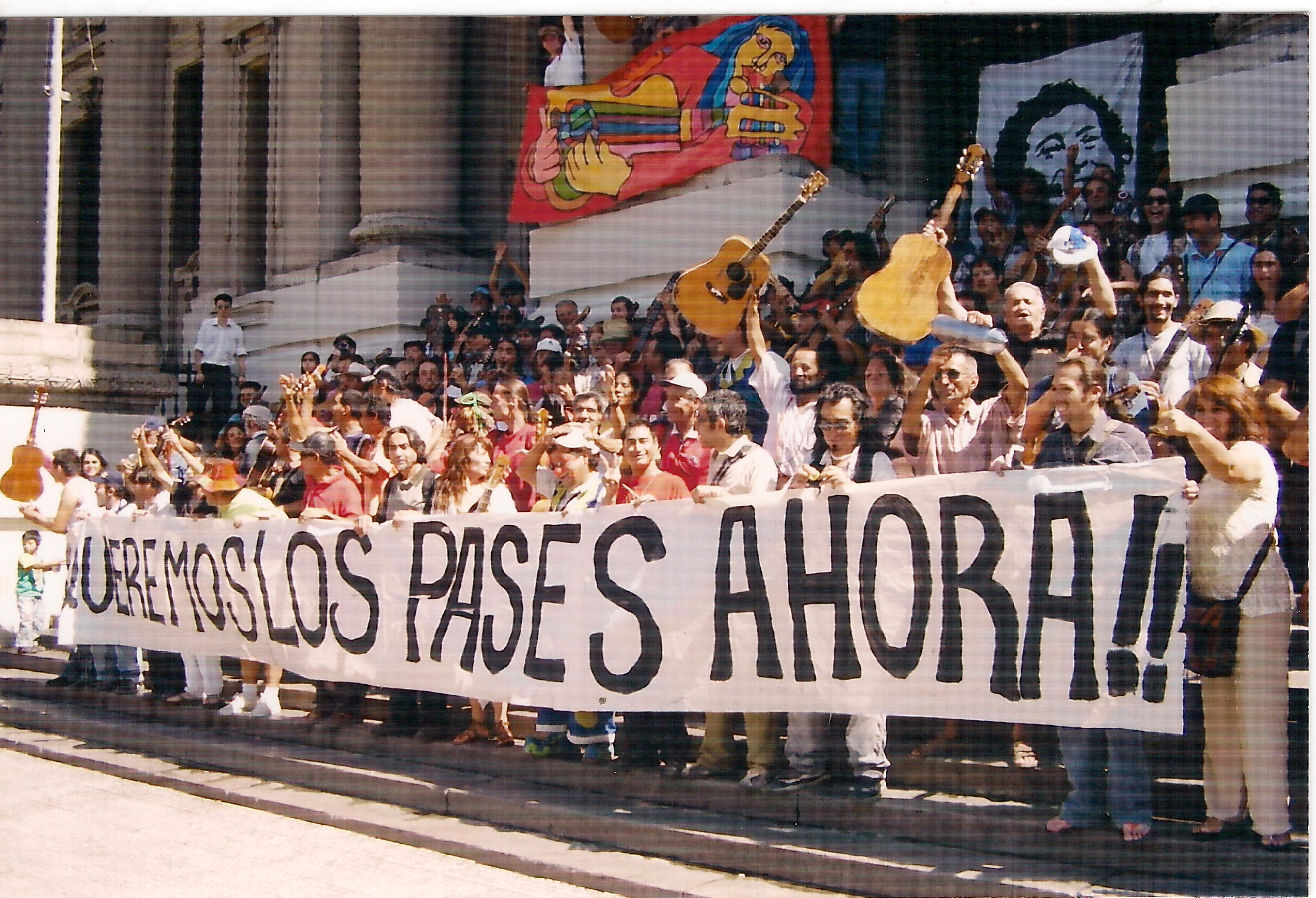 Protesta de cantores urbanos