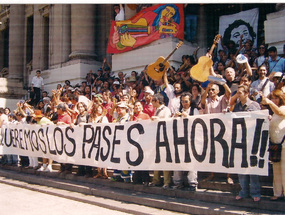 Protesta de cantores urbanos