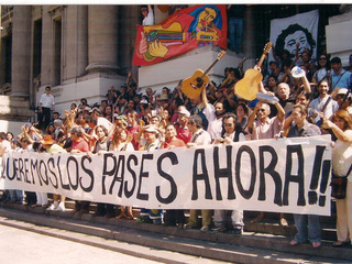 Protesta de cantores urbanos Protesta de cantores urbanos