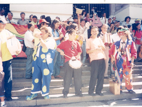 Protesta de cantores urbanos