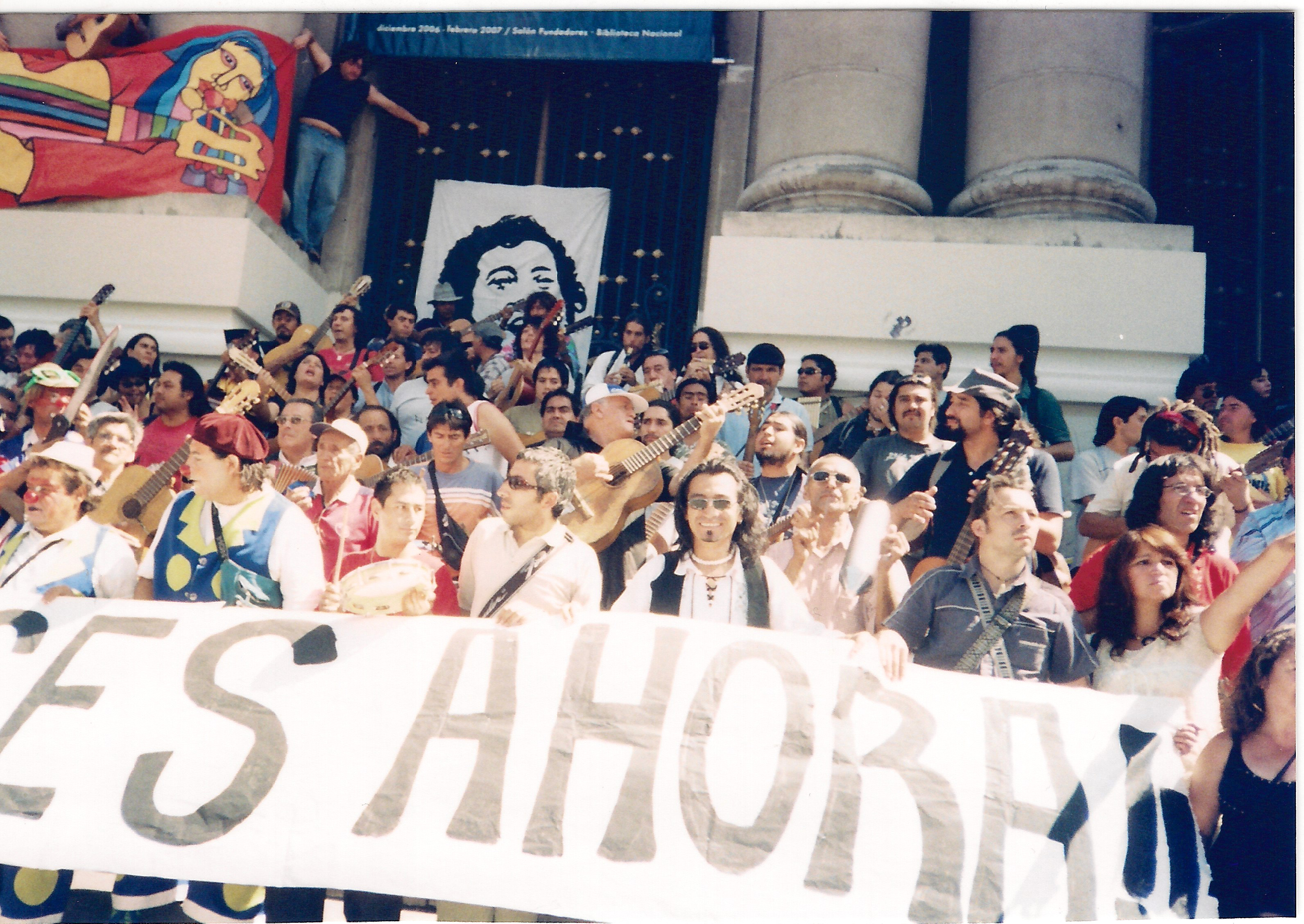 Protesta de cantores urbanos Protesta de cantores urbanos