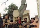 Cantores urbanos se manifiestan en La Moneda