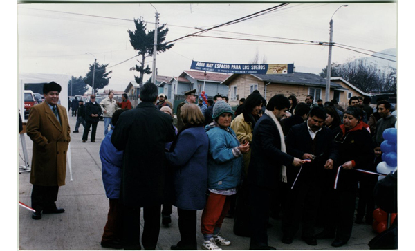 Inauguración de programa de pavimentación