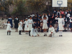 Alumnas del taller de arte