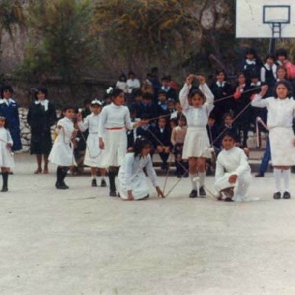 Alumnas del taller de arte