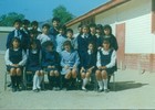 Alumnos de la ex Escuela de Carén