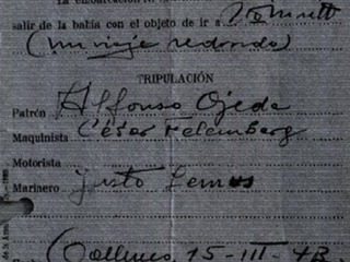 Autorización para salida de embarcación Autorización para salida de embarcación